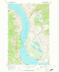 Manson Washington Historical topographic map, 1:24000 scale, 7.5 X 7.5 Minute, Year 1968