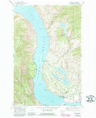 Manson Washington Historical topographic map, 1:24000 scale, 7.5 X 7.5 Minute, Year 1968
