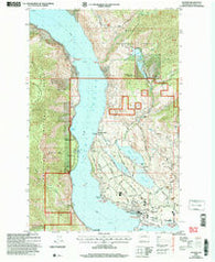 Manson Washington Historical topographic map, 1:24000 scale, 7.5 X 7.5 Minute, Year 2004