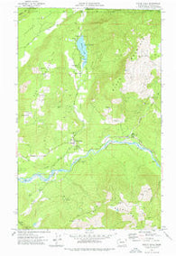Maple Falls Washington Historical topographic map, 1:24000 scale, 7.5 X 7.5 Minute, Year 1972