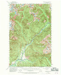 Marblemount Washington Historical topographic map, 1:62500 scale, 15 X 15 Minute, Year 1953