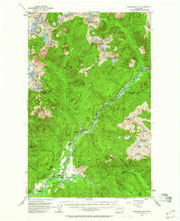 Marblemount Washington Historical topographic map, 1:62500 scale, 15 X 15 Minute, Year 1953