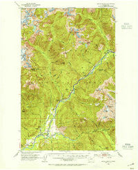 Marblemount Washington Historical topographic map, 1:62500 scale, 15 X 15 Minute, Year 1953
