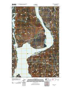 Marcus Washington Historical topographic map, 1:24000 scale, 7.5 X 7.5 Minute, Year 2011