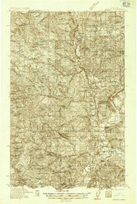 Marcus Washington Historical topographic map, 1:96000 scale, 30 X 30 Minute, Year 1936