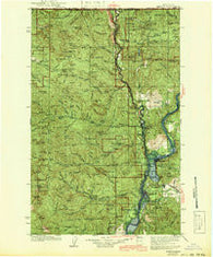 Marcus Washington Historical topographic map, 1:125000 scale, 30 X 30 Minute, Year 1942