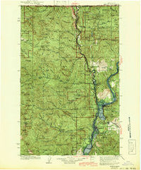 Marcus Washington Historical topographic map, 1:125000 scale, 30 X 30 Minute, Year 1942