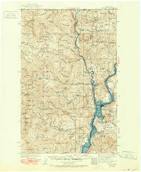 Marcus Washington Historical topographic map, 1:125000 scale, 30 X 30 Minute, Year 1942