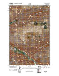 Marlin Washington Historical topographic map, 1:24000 scale, 7.5 X 7.5 Minute, Year 2011