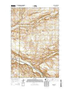 Marlin Washington Current topographic map, 1:24000 scale, 7.5 X 7.5 Minute, Year 2013