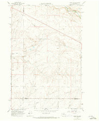 Marlin SW Washington Historical topographic map, 1:24000 scale, 7.5 X 7.5 Minute, Year 1968