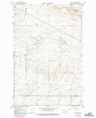 Marlin SW Washington Historical topographic map, 1:24000 scale, 7.5 X 7.5 Minute, Year 1968