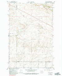 Marlin SW Washington Historical topographic map, 1:24000 scale, 7.5 X 7.5 Minute, Year 1968