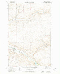 Marlin Washington Historical topographic map, 1:24000 scale, 7.5 X 7.5 Minute, Year 1968