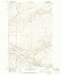 Marlin Washington Historical topographic map, 1:24000 scale, 7.5 X 7.5 Minute, Year 1968