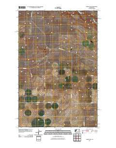 Marlin SW Washington Historical topographic map, 1:24000 scale, 7.5 X 7.5 Minute, Year 2011