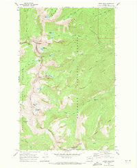 Martin Peak Washington Historical topographic map, 1:24000 scale, 7.5 X 7.5 Minute, Year 1969