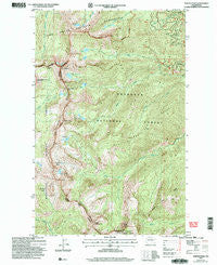 Martin Peak Washington Historical topographic map, 1:24000 scale, 7.5 X 7.5 Minute, Year 2002