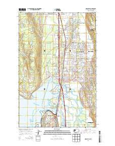 Marysville Washington Current topographic map, 1:24000 scale, 7.5 X 7.5 Minute, Year 2014