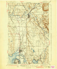 Marysville Washington Historical topographic map, 1:62500 scale, 15 X 15 Minute, Year 1943
