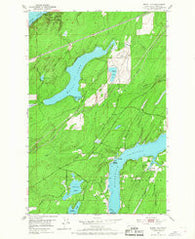 Mason Lake Washington Historical topographic map, 1:24000 scale, 7.5 X 7.5 Minute, Year 1953