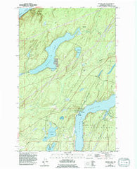 Mason Lake Washington Historical topographic map, 1:24000 scale, 7.5 X 7.5 Minute, Year 1953