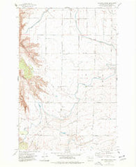 Mathews Corner Washington Historical topographic map, 1:24000 scale, 7.5 X 7.5 Minute, Year 1975