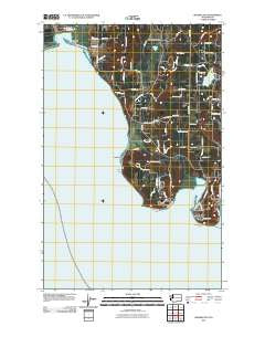 Maxwelton Washington Historical topographic map, 1:24000 scale, 7.5 X 7.5 Minute, Year 2011