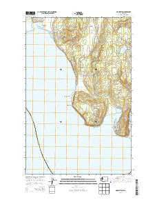 Maxwelton Washington Current topographic map, 1:24000 scale, 7.5 X 7.5 Minute, Year 2014
