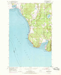 Maxwelton Washington Historical topographic map, 1:24000 scale, 7.5 X 7.5 Minute, Year 1953