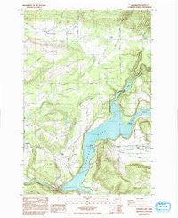 Mayfield Lake Washington Historical topographic map, 1:24000 scale, 7.5 X 7.5 Minute, Year 1984