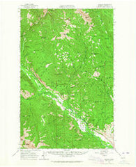 Mazama Washington Historical topographic map, 1:62500 scale, 15 X 15 Minute, Year 1962