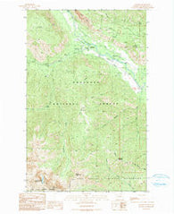 Mazama Washington Historical topographic map, 1:24000 scale, 7.5 X 7.5 Minute, Year 1991