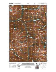 McAlester Mountain Washington Historical topographic map, 1:24000 scale, 7.5 X 7.5 Minute, Year 2011