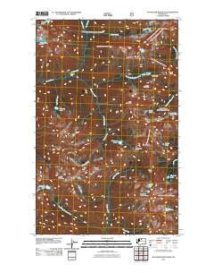 McAlester Mountain Washington Historical topographic map, 1:24000 scale, 7.5 X 7.5 Minute, Year 2011
