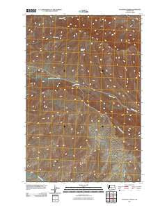 McDonald Spring Washington Historical topographic map, 1:24000 scale, 7.5 X 7.5 Minute, Year 2011