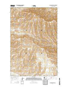 McDonald Spring Washington Current topographic map, 1:24000 scale, 7.5 X 7.5 Minute, Year 2013