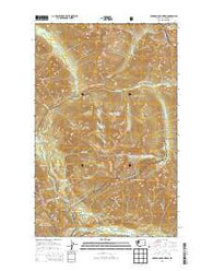 McGregor Mountain Washington Current topographic map, 1:24000 scale, 7.5 X 7.5 Minute, Year 2014