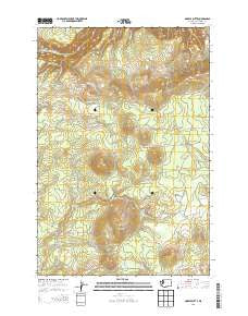 McKays Butte Washington Current topographic map, 1:24000 scale, 7.5 X 7.5 Minute, Year 2013