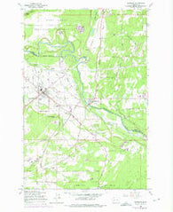 McKenna Washington Historical topographic map, 1:24000 scale, 7.5 X 7.5 Minute, Year 1959
