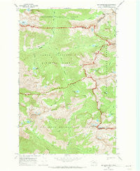 Mc Alester Mtn Washington Historical topographic map, 1:24000 scale, 7.5 X 7.5 Minute, Year 1969