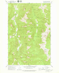 Mc Coy Peak Washington Historical topographic map, 1:24000 scale, 7.5 X 7.5 Minute, Year 1965