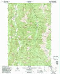 Mc Coy Peak Washington Historical topographic map, 1:24000 scale, 7.5 X 7.5 Minute, Year 1994
