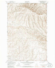 Mc Donald Spring Washington Historical topographic map, 1:24000 scale, 7.5 X 7.5 Minute, Year 1953