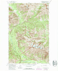 Mc Gregor Mtn Washington Historical topographic map, 1:24000 scale, 7.5 X 7.5 Minute, Year 1963