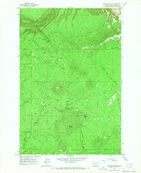 Mc Kays Butte Washington Historical topographic map, 1:24000 scale, 7.5 X 7.5 Minute, Year 1965