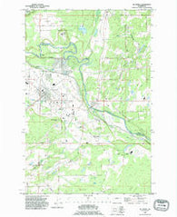 Mc Kenna Washington Historical topographic map, 1:24000 scale, 7.5 X 7.5 Minute, Year 1990