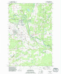 Mc Kenna Washington Historical topographic map, 1:24000 scale, 7.5 X 7.5 Minute, Year 1990