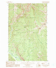 Mc Leod Mountain Washington Historical topographic map, 1:24000 scale, 7.5 X 7.5 Minute, Year 1991