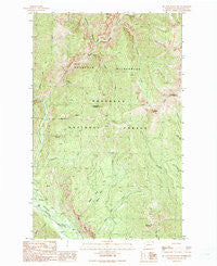 Mc Leod Mountain Washington Historical topographic map, 1:24000 scale, 7.5 X 7.5 Minute, Year 1991